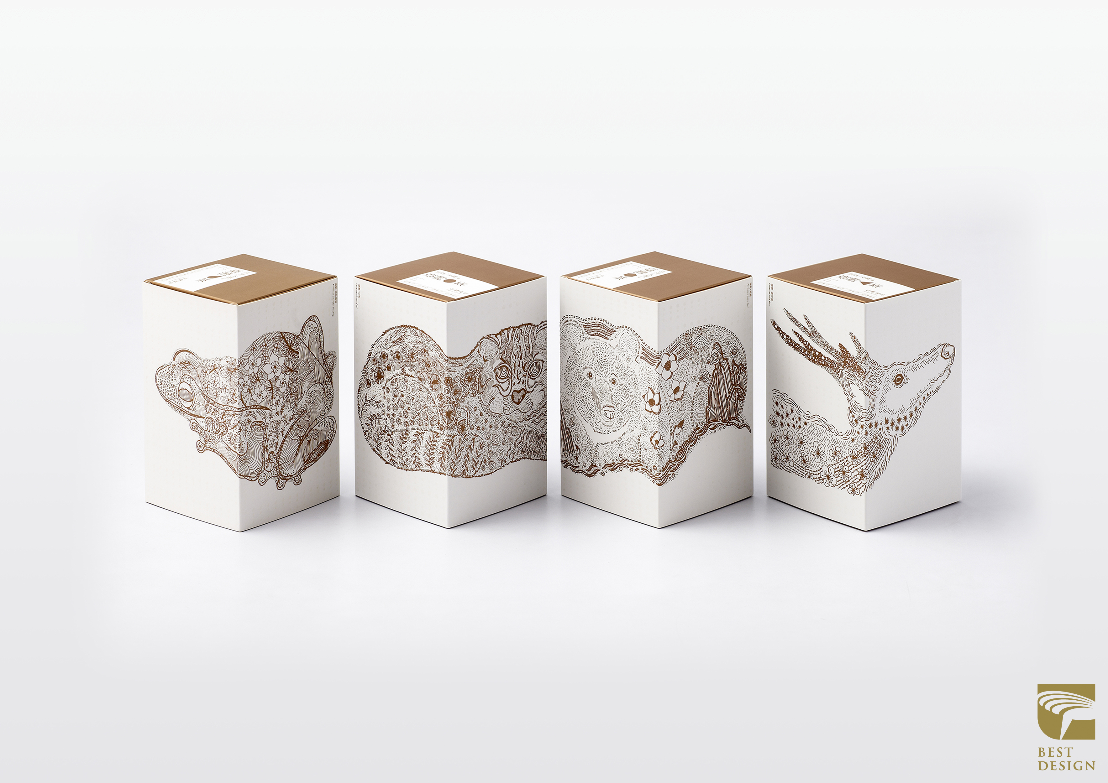 Tse-Xin Organic Tea Carrying Case – Taiwan Tea Series of Conservation Animals by 3ya Design Associates, Image courtesy of Golden Pin Design Awards
