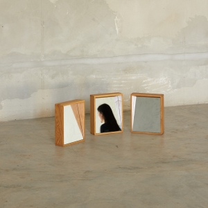 007 Oak Mirror