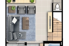 1st Floor Plan, Type B © Nirvana Daii PLC