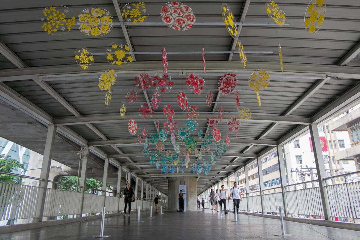 Ratchaprasong Art Maze, Urban by Nature by Sophie Kao Arya, Image © Myrtille Tibayrenc