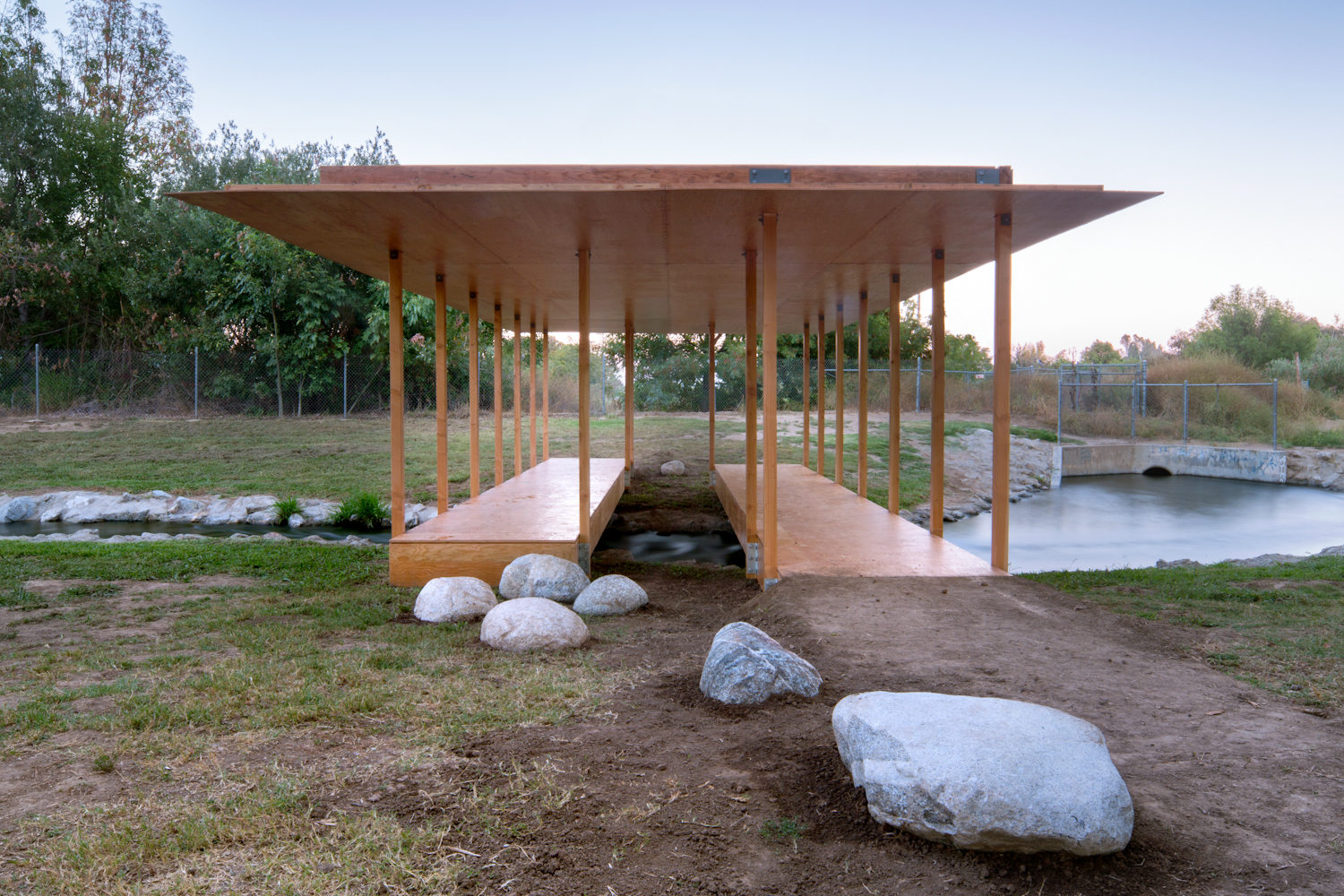 Waterfall Pavilion, Photo by Panic Studio LA, © of City of Los Angeles Department of Cultural Affairs (DCA)