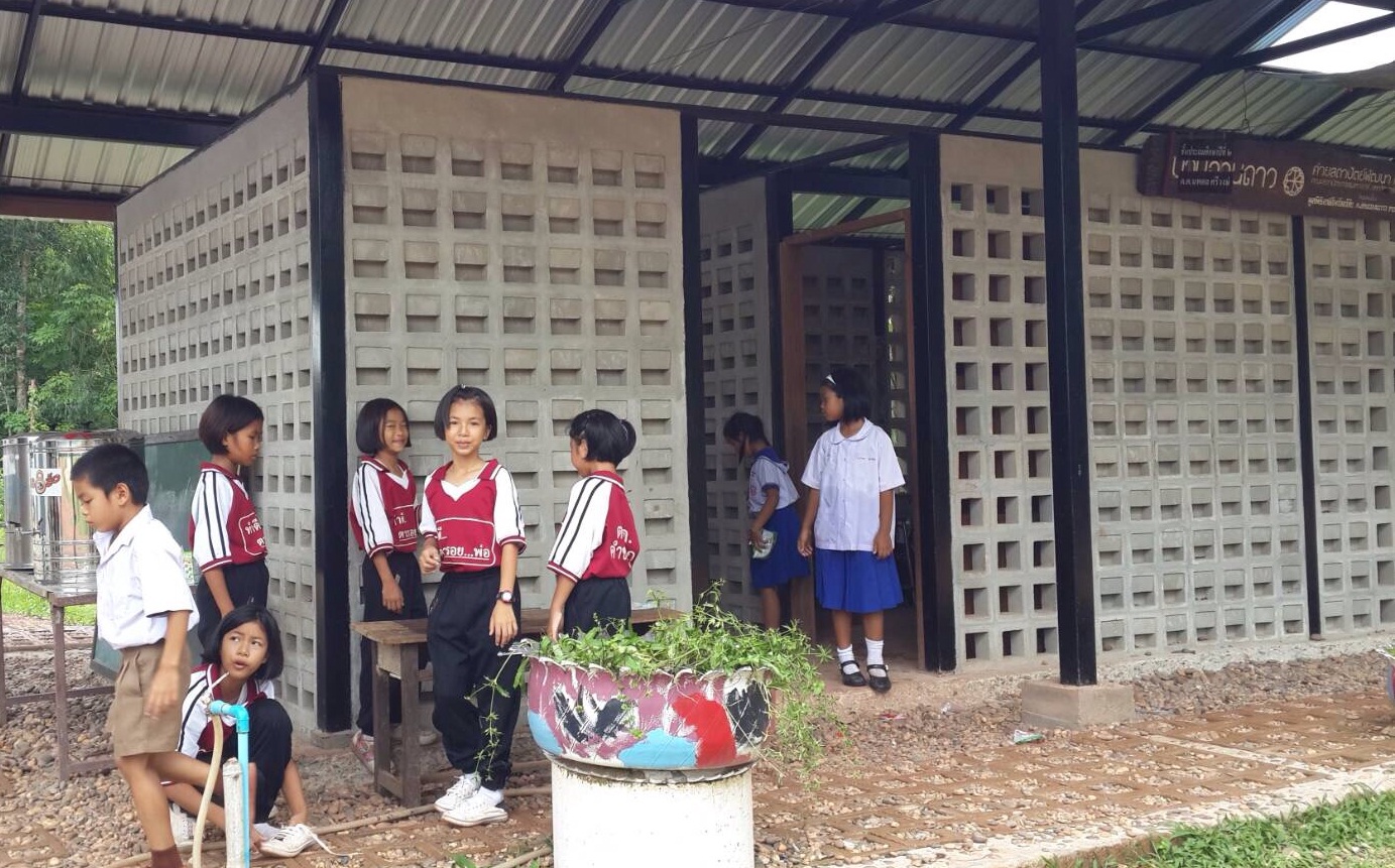 Baan Arn Dao project by the AKU Volunteer Team, Faculty of Architecture, Kasetsart University