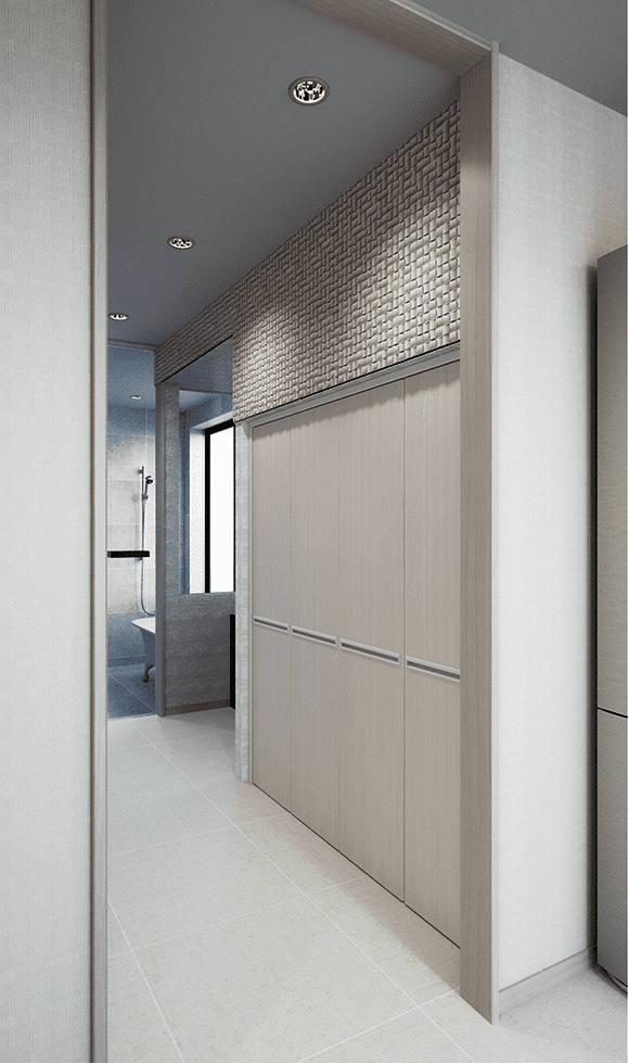 ALT-F_close Sugatsune's ALT pocket door systems