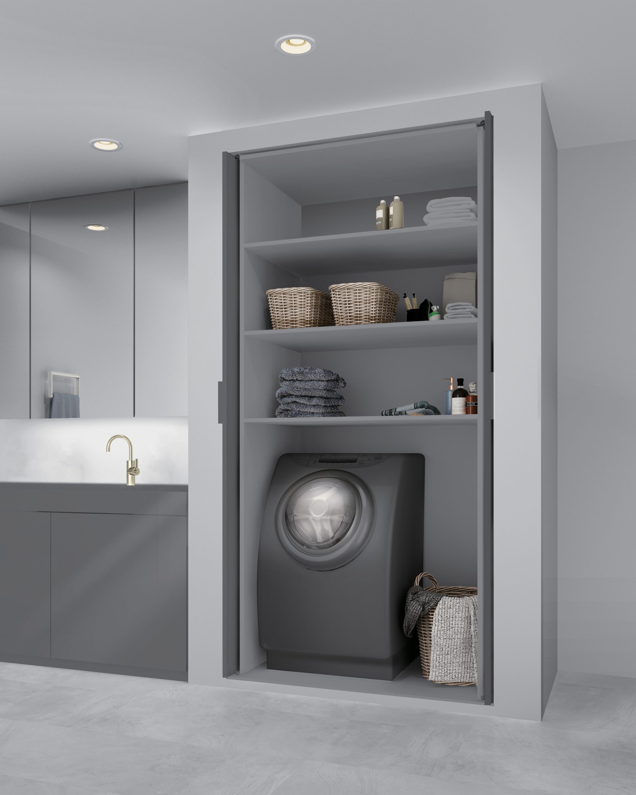 ALT-ST20-D360_open Sugatsune's ALT pocket door systems