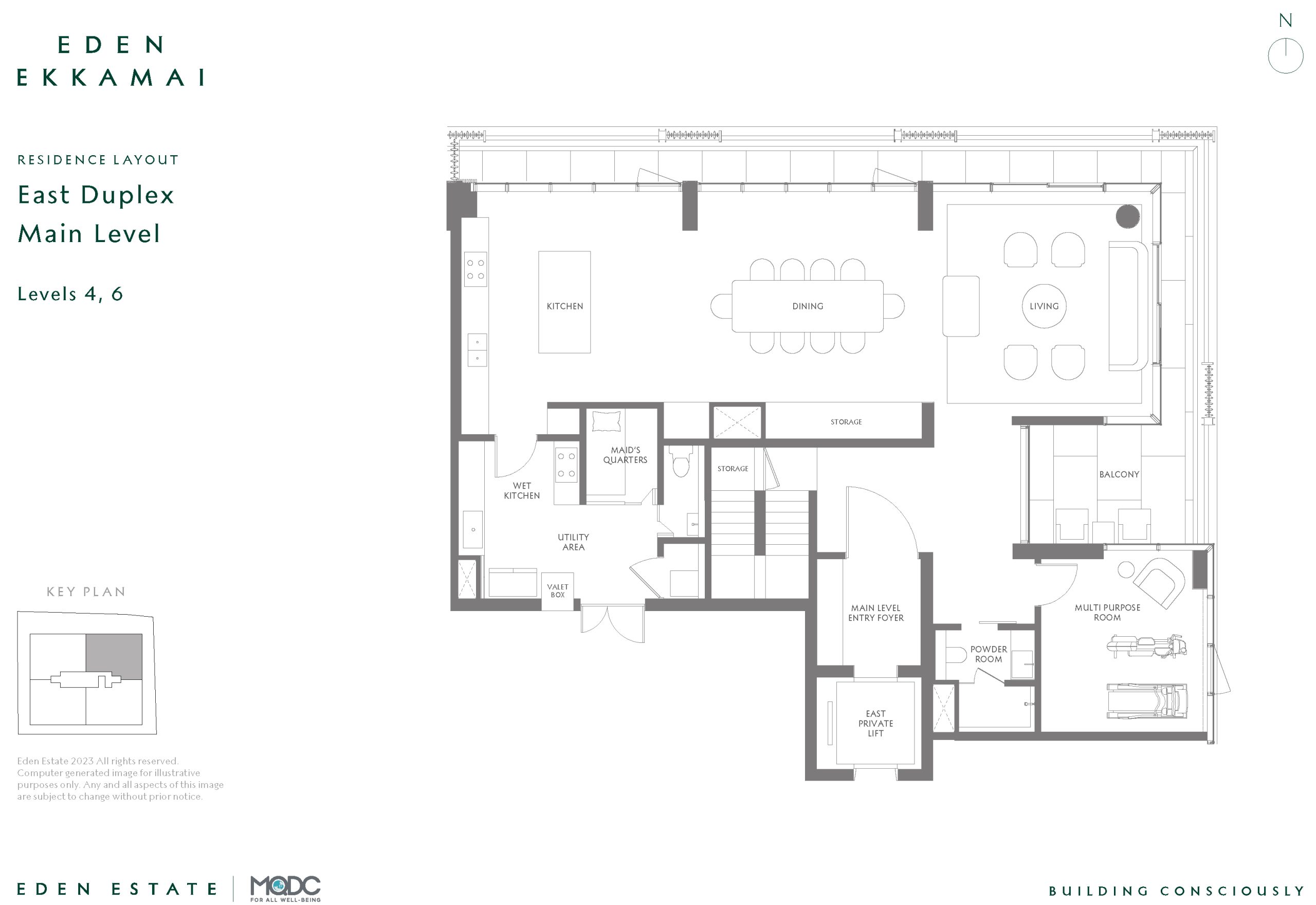 east duplex 4,6